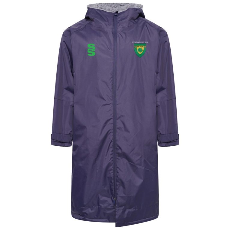 Active Fleece Robe - Navy