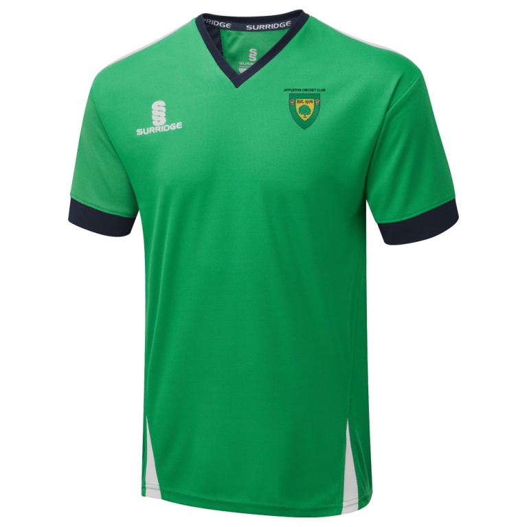 Women's Blade Training Shirt : Emerald / Navy / White